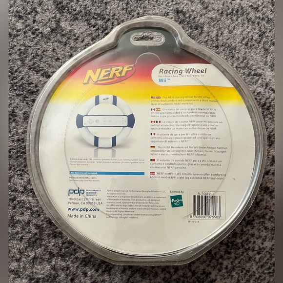 Nerf Racing Wheel for Nintendo Wii New - Picture 2 of 2